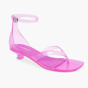 NEW Jeffrey Campbell Gummy Ankle Strap Sandal (Women) 8M, PINK